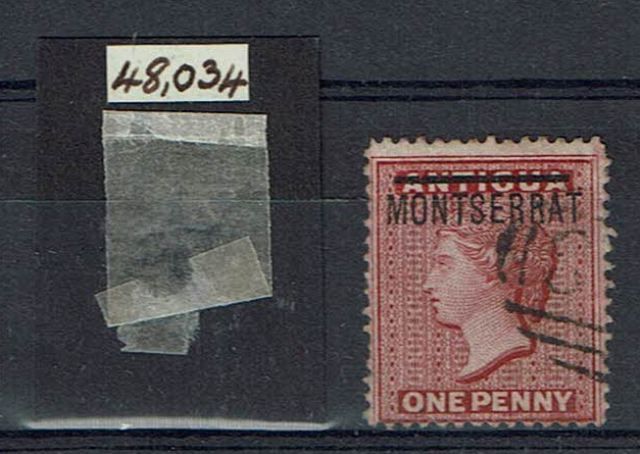 Image of Montserrat SG 8a FU British Commonwealth Stamp